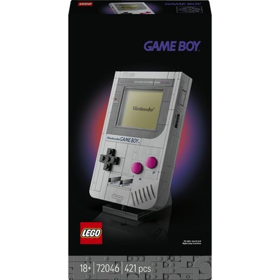 【史低价】乐高Game Boy拼搭模型72046£41,近1比1复刻经典掌机