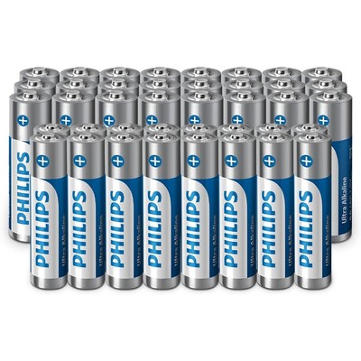 Philips 飞利浦 Ultra Alkaline 碱性电池 5号24节+7号16节