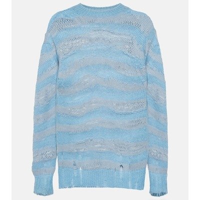 Acne Studios 做旧条纹毛衣