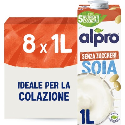Alpro 无糖豆奶 1L×8盒