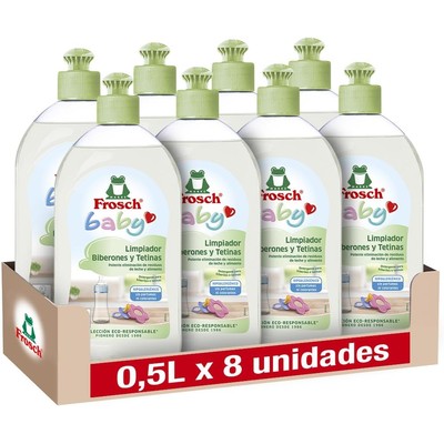 【史低价】Frosch Baby奶瓶奶嘴清洁剂18€,500ml×8瓶