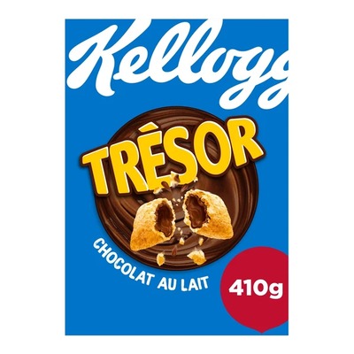 家乐氏 Trésor 牛奶巧克力夹心麦片 410g
