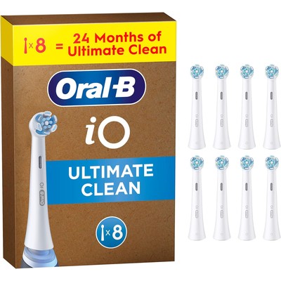 Oral-B iO Ultimate Clean 替换刷头(8 支)