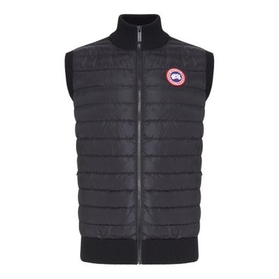 Canada Goose HyBridge 针织拼接马甲 黑色 M
