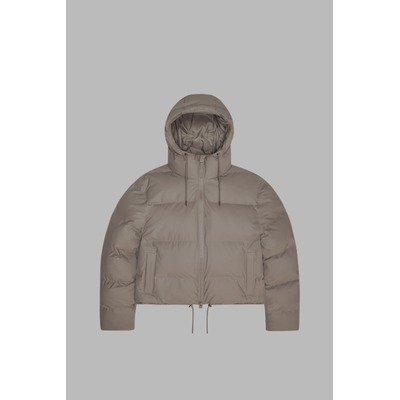 Alta Short Puffer棕色短款羽绒服