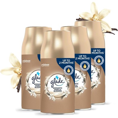 Glade 自动喷香机替换装 Romantic Vanilla Blossom 269ml×4