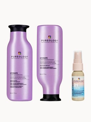 Pureology保湿洗护三件套(洗发266ml+护发266ml+喷雾30ml)
