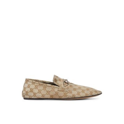 Gucci Lived-Effect Moccasin With Horse Clip