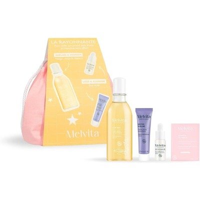 Melvita光采礼袋3件:护理油50ml+精华5ml+面霜10ml