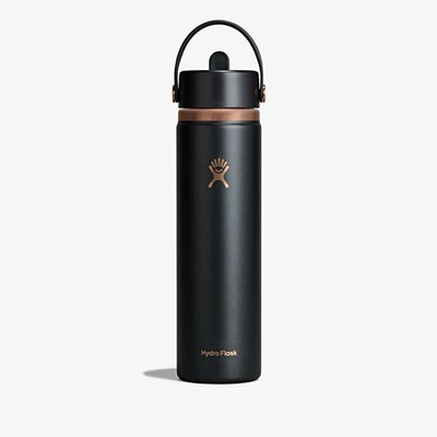 Hydro Flask 710ml 宽口吸管盖瓶 Black Arc 黑色
