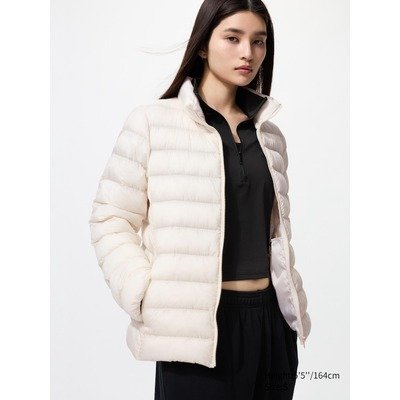 UNIQLO奶白PUFFERTECH轻型棉服