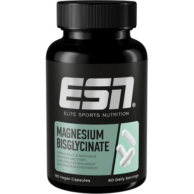 ESN 甘氨酸镁胶囊 120粒 素食