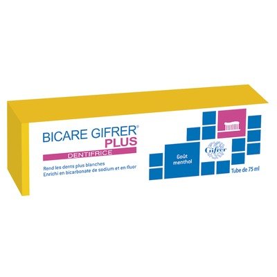 Gifrer Bicare Plus小苏打含氟牙膏 75ml