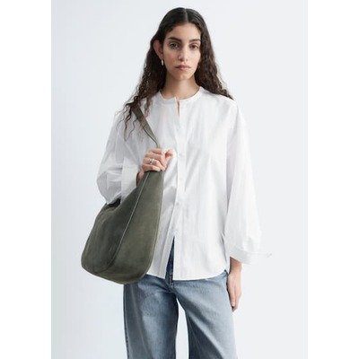 Chemise oversize en coton - Blanc