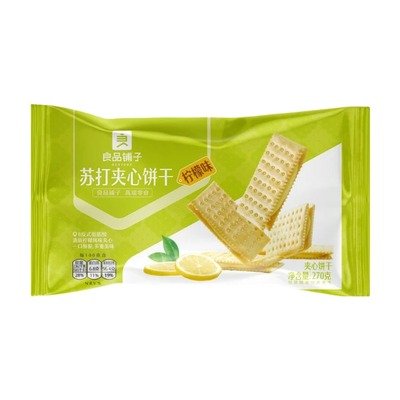 良品铺子柠檬苏打饼干270g