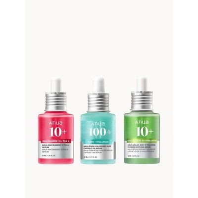 Anua三精华套组3×30ml