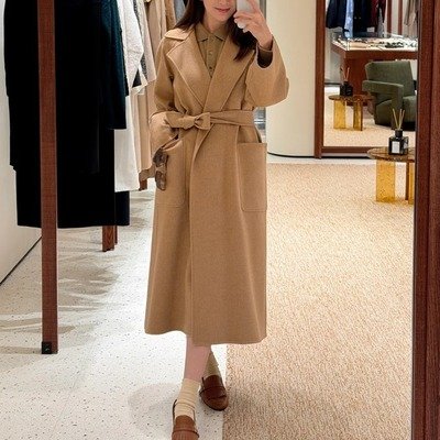 Max Mara READY ICON大衣 Camel