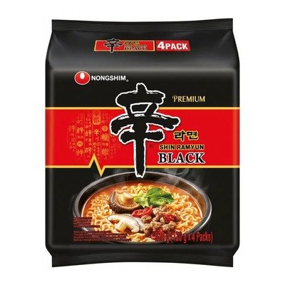 农心黑辛拉面130g×4包