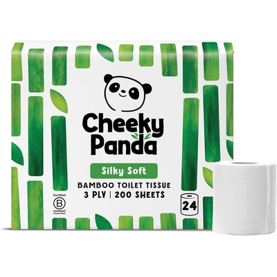 The Cheeky Panda 竹纤维三层卷纸 24卷装