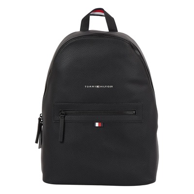 Tommy Hilfiger 汤米 Essential 男士PU双肩包（黑色，可做登机随身包）