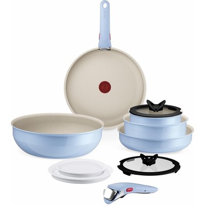Tefal 特福 Ingenio Serenity 可拆卸手柄不粘锅具 11件套