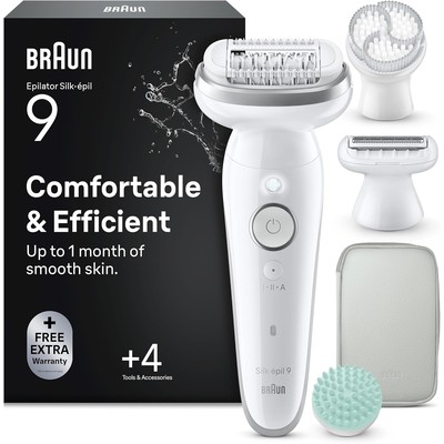博朗 Braun Silk-épil 9 女士电动脱毛仪 银色