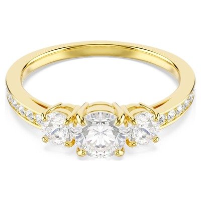 Swarovski Stilla Attract白色圆形切割戒指(1枚)