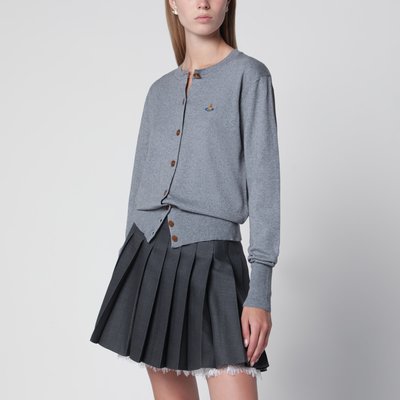 Vivienne Westwood Bea 深灰色棉羊绒开衫