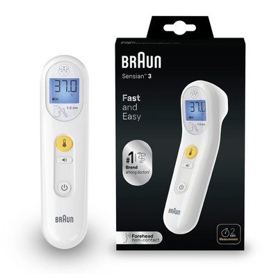 Braun Sensian 3 BNT050 非接触额温计 1支