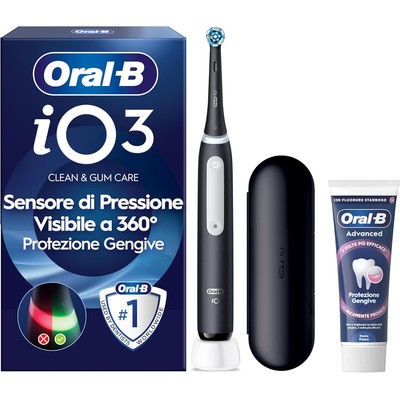 Oral-B iO3 电动牙刷 黑色（含1刷头+旅行盒+牙膏）