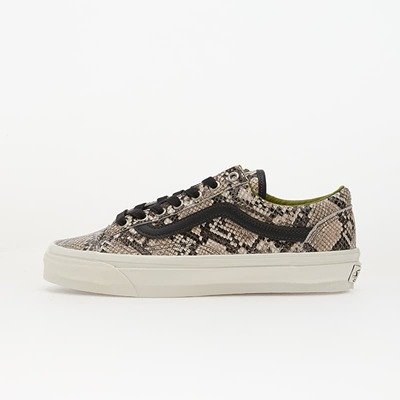 Vans LX Old Skool 36银黑蛇纹拼接鞋|1双