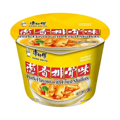 康师傅葱香排骨面 108g×12碗