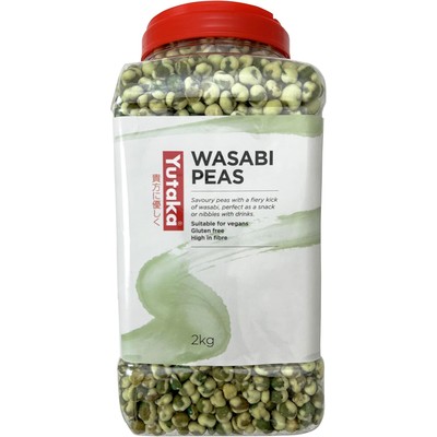Yutaka 芥末豌豆 2kg 大桶装